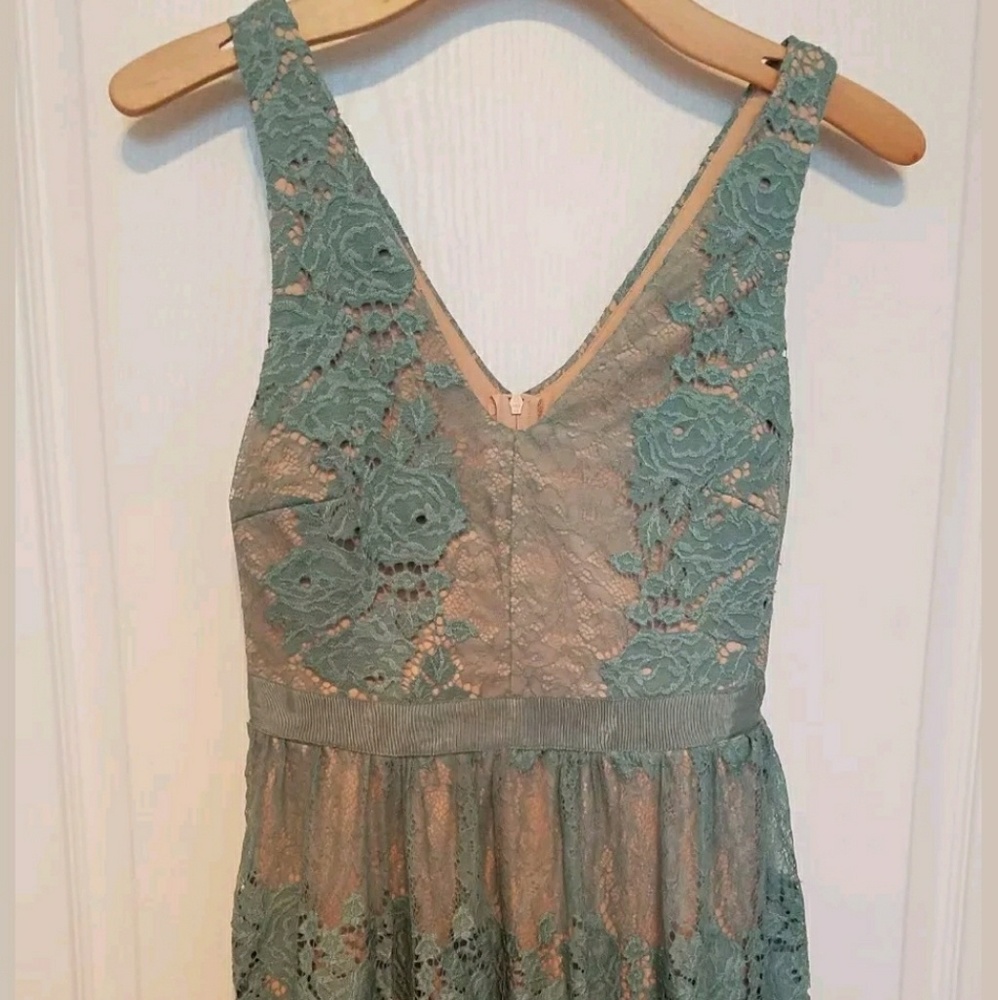 Women's Francesca's Blue Lace Dress XS NWT